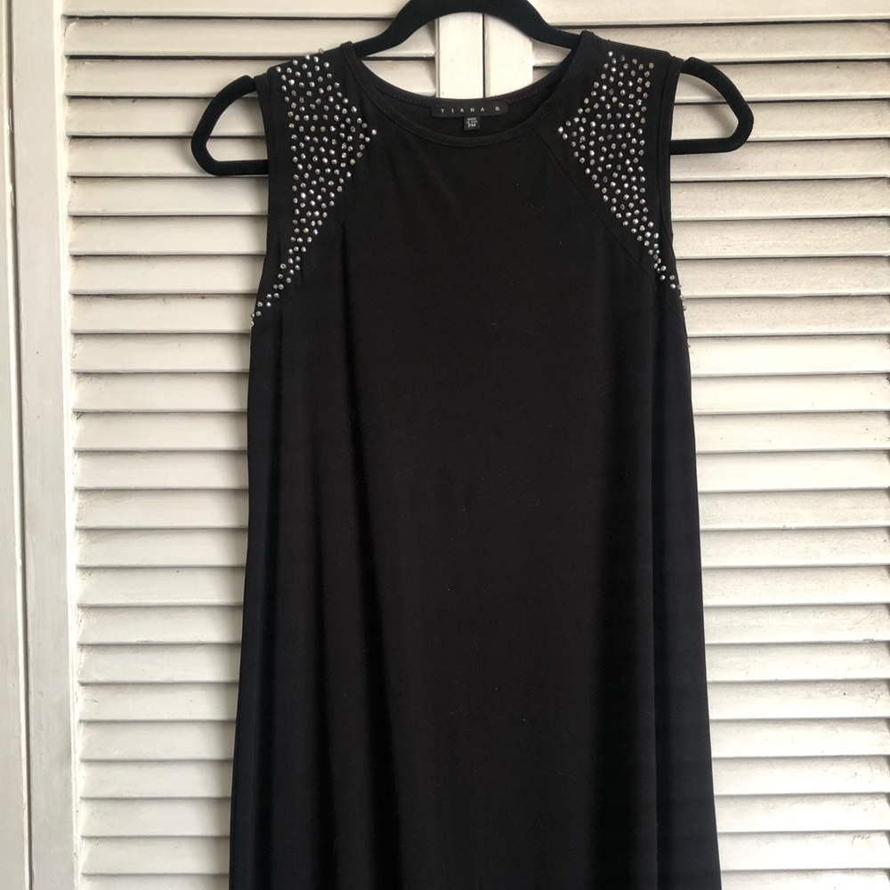 Rhinestone Studded Midi Dress